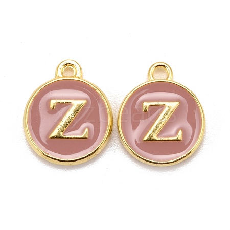 Golden Plated Alloy Enamel Charms X-ENAM-S118-07Z-1