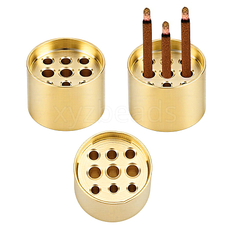 Brass Incense Burner Holder AJEW-GA0010-20B-1