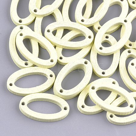 Painted Poplar Wood Links WOOD-S045-069A-1