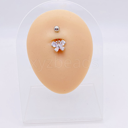 316L Surgical Stainless Steel Belly Rings WGDD0AB-23-1