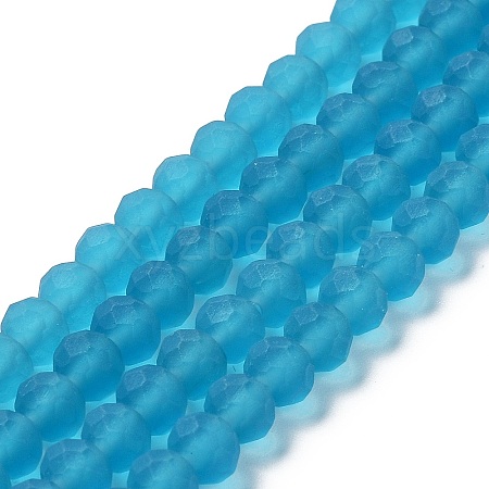Transparent Glass Beads Strands EGLA-A034-T6mm-MD27-1