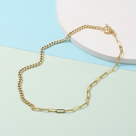 Chain Necklaces NJEW-JN03229-03-1
