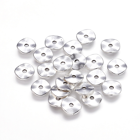 Tibetan Style Alloy Wavy Spacer Beads LF9350Y-1