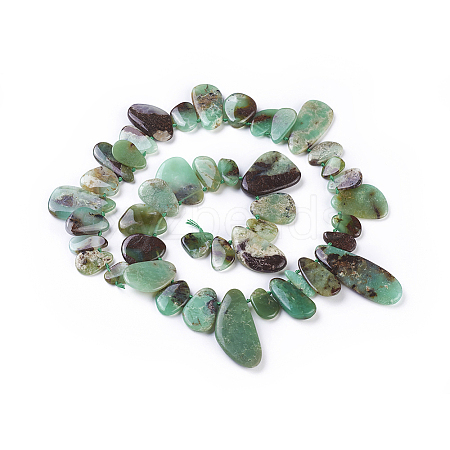 Natural Chrysoprase Beads Strands G-F645-16-1