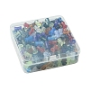 250Pcs Gradient Color Transparent Acrylic Beads OACR-FS0001-93-6