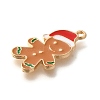 Christmas Theme Alloy Enamel Pendants ENAM-Q509-02KCG-12-2