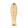 Brass Enamel Pendants KK-CBAF17A-06G-06-1