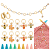 33Pcs Bee DIY Knitting Tool Sets HJEW-NB00052-1