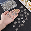 120Pcs 13 Styles Tibetan Style Alloy Links/Connectors Charm Sets TIBE-PH0002-49-2