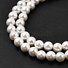 Electroplated Shell Pearl Beads Strands BSHE-K017-6mm-3