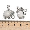 Natural Quartz Crystal Pendants G-I374-A-P17-3