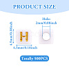 Opaque Acrylic Beads MACR-TAG0001-07H-4