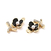 Alloy Rhinestone Enamel Pendants ENAM-K020-02A-3