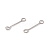 304 Stainless Steel Connector Charms STAS-G291-03A-P-2