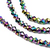 Transparent Electroplate Glass Beads Strands EGLA-A039-T3mm-UA02-3