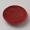 Imitation Hemp Round Fascinator Hat Base for Millinery AJEW-WH0472-45A-06-2