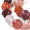 Natural Red Botswana Agate Beads Strands G-NH0021-A30-02-4
