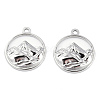 Non-Tarnish 201 Stainless Steel Pendants STAS-N098-141P-3