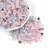 Baking Paint Transparent Glass Beads DGLA-T004-07L-3