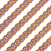 Polyester Wavy Ribbons OCOR-WH0060-73D-1
