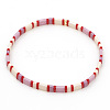 Bohemian Glass Seed Beaded Stretch Bracelets JM4508-68-1