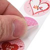 Valentine's Day Round Paper Stickers X-DIY-I107-03A-4