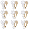10Pcs Brass Ear Cuff Findings KK-BBC0022-46-7
