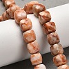 Natural Red Netstone Beads Strands G-H078-C17-01-2