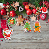 Christmas Theme Paper Gift Christmas Greeting Card Tags DIY-WH0349-93-4