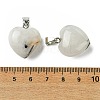 Natural Tourmalinated Quartz Pendants G-F820-10A-34-3