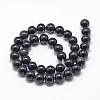 Natural Obsidian Beads Strands G-R446-6mm-24-2