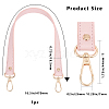 Imitation Leather Bag Handles PURS-WH0005-10G-03-2