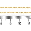 Brass Chain Necklacess X-KK-P205-01G-3