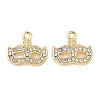Alloy Rhinestone Pendants ENAM-I073-04G-02-1