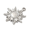 304 Stainless Steel Pendants STAS-K267-14B-P-2