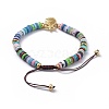 Nylon Thread Braided Beads Bracelets BJEW-JB04553-02-4
