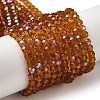 Electroplate Transparent Glass Beads Strands LS-EGLA-A035-T4mm-L04-1
