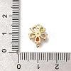 Brass Micro Pave Cubic Zirconia Pendants KK-M295-15G-02-3