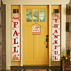 Polyester Hanging Sign for Home Office Front Door Porch Decorations HJEW-WH0023-014-5