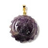 Natural Amethyst Pendants G-E043-01A-01G-2