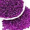 6/0 Baking Paint Transparent Glass Seed Beads SEED-N006-06H-1