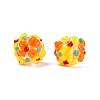 Handmade Two-Tone Lampwork Beads LAMP-T022-01A-11-1