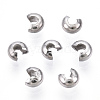 304 Stainless Steel Crimp Beads Covers STAS-S117-011A-3