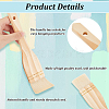 BENECREAT 9Pcs 9 Styles Ceramic Glaze Brush DIY-BC0012-92-4