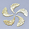 Natural Yellow Shell Pendants SSHEL-N036-064-1