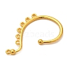 Rack Plating Alloy Ear Cuff Findings FIND-C063-01G-2