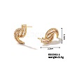 Cute Chic Geometric Moon Stud Earrings Vintage Sparkly Trendy Women's Earrings DA1837-1