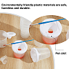 36Pcs Plastic Painting Brush Cleaning Bucket AJEW-WA0003-22-4
