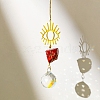 Glass Pendant Decorations PW-WGE7485-13-1