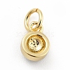 Rack Plating Brass Enamel Charms KK-G387-08G-3